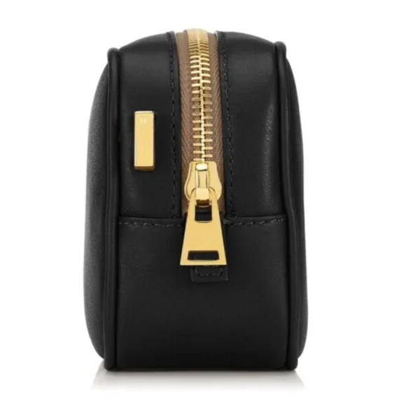 Tom Ford Black Leather Bag Crossbody Women's Camera Bag Logo New in Box BNIB - Picture 3 of 7